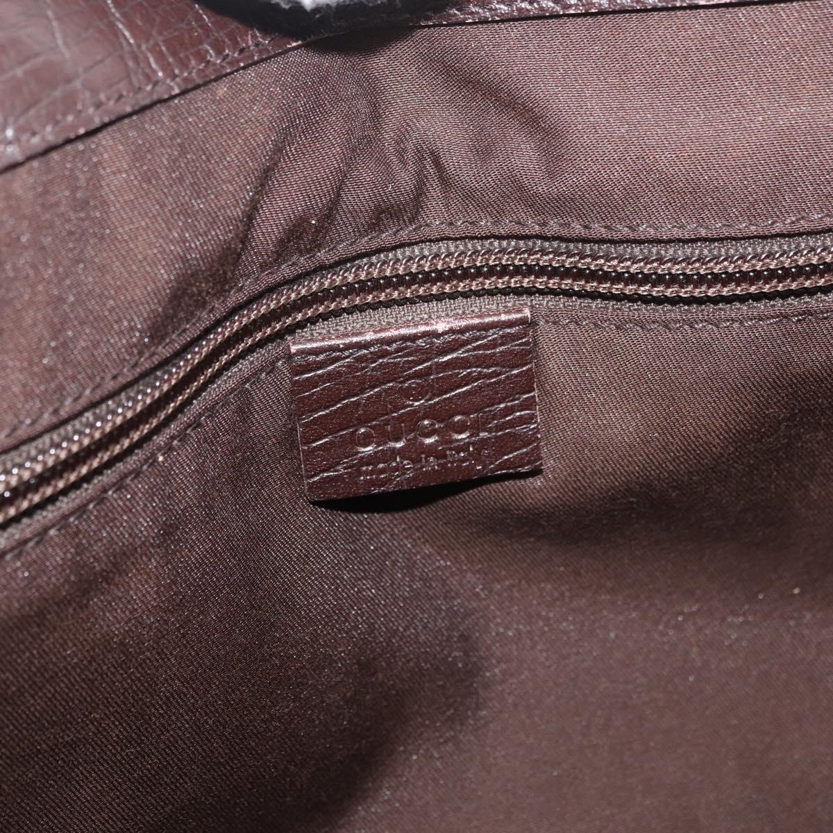 GUCCI GG Supreme Hand Bag PVC Beige 141976 Auth 70862