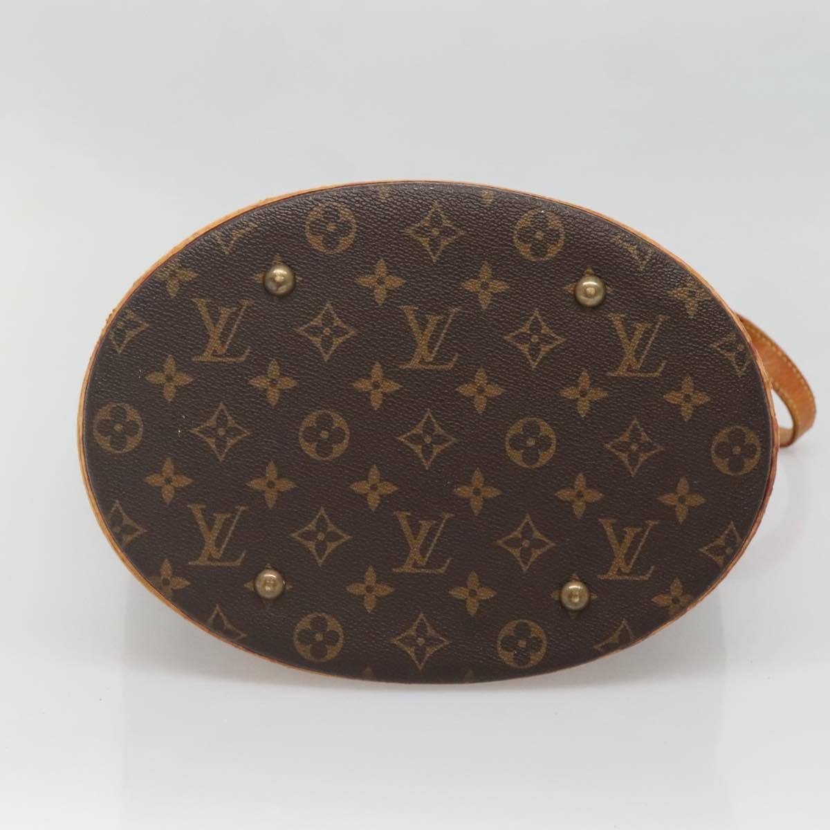 LOUIS VUITTON Monogram Bucket GM Shoulder Bag M42236 LV Auth 71488