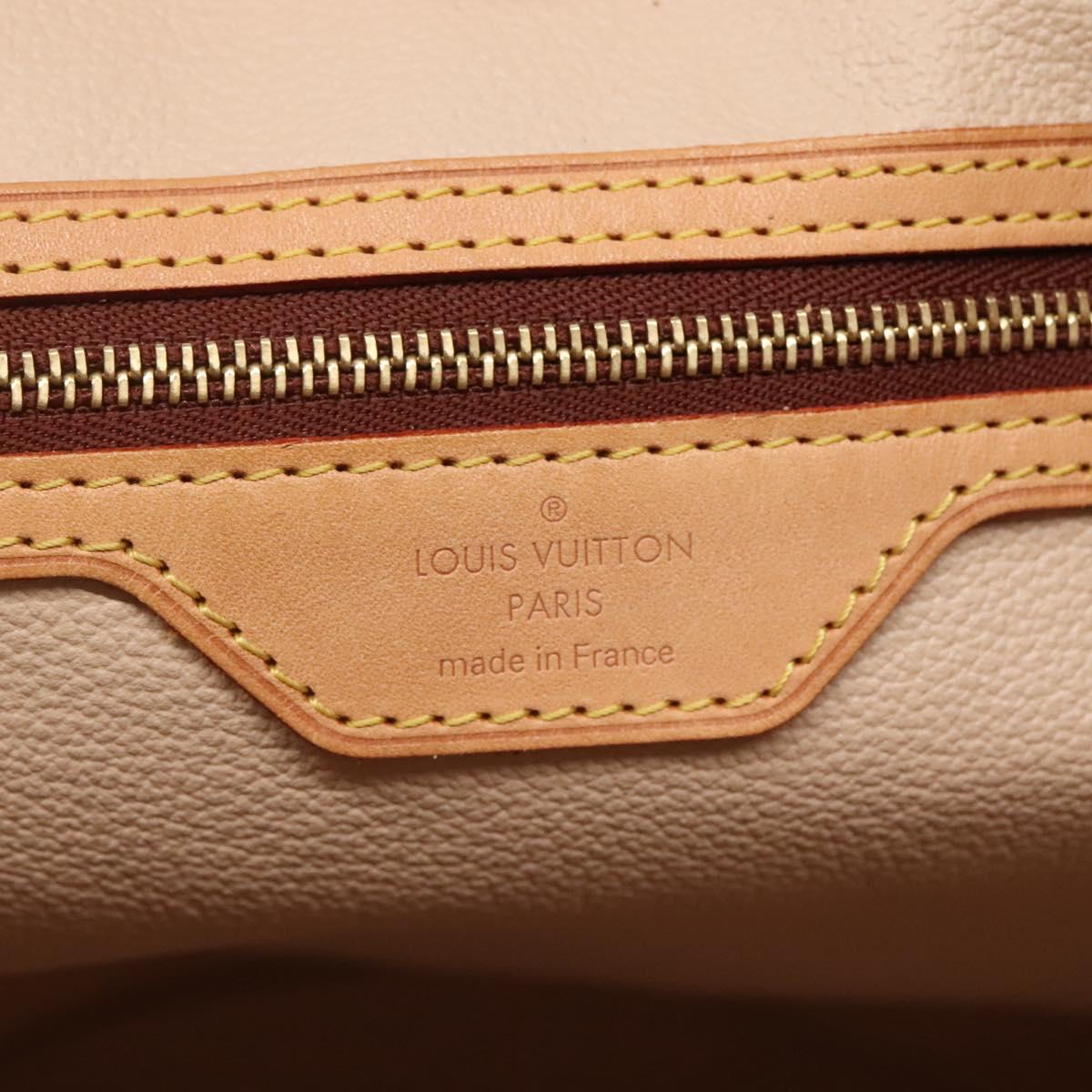 LOUIS VUITTON Monogram Bucket GM Shoulder Bag M42236 LV Auth 71488