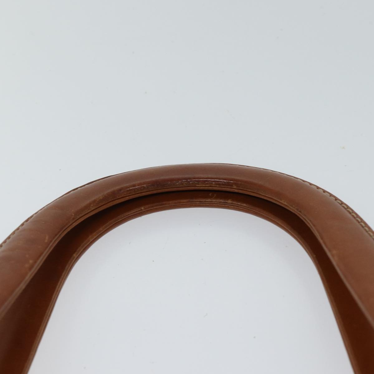 CELINE Macadam Canvas Hand Bag PVC Brown Auth 71532