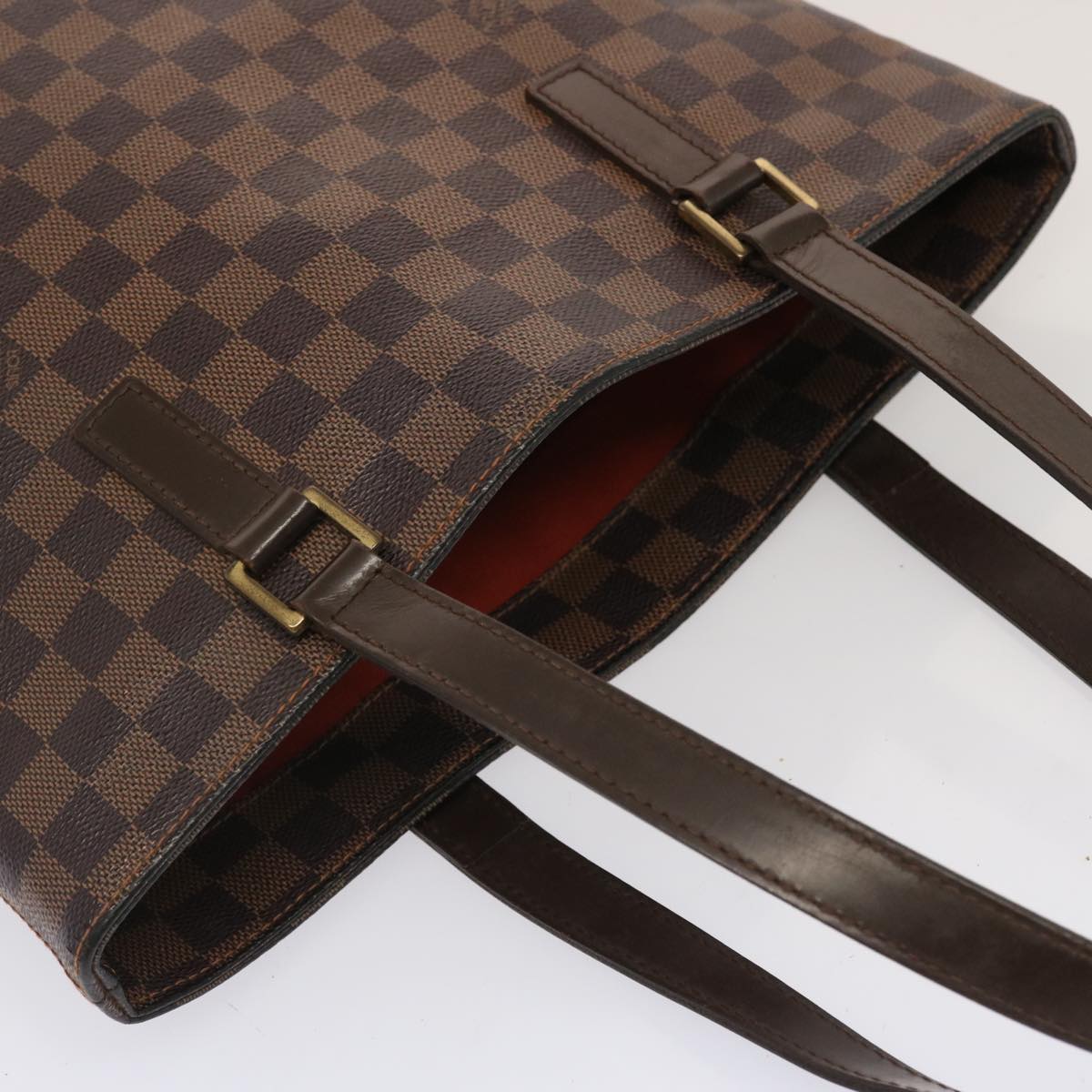 LOUIS VUITTON Damier Ebene Vavin GM Tote Bag N51169 LV Auth 71646