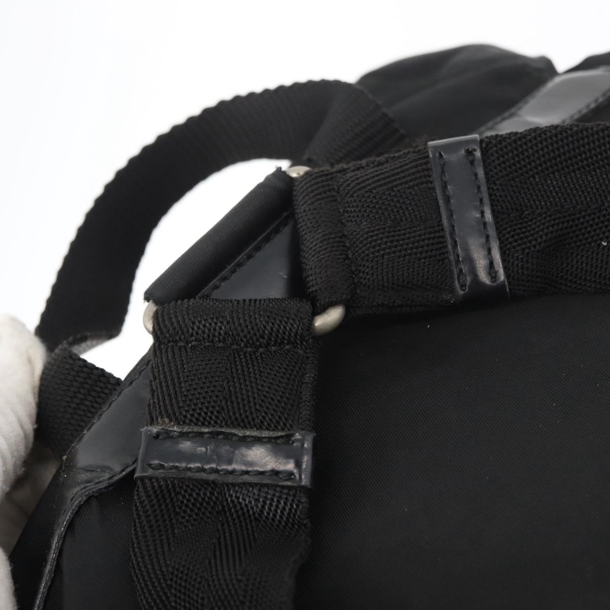 PRADA Backpack Nylon Black Auth 71911