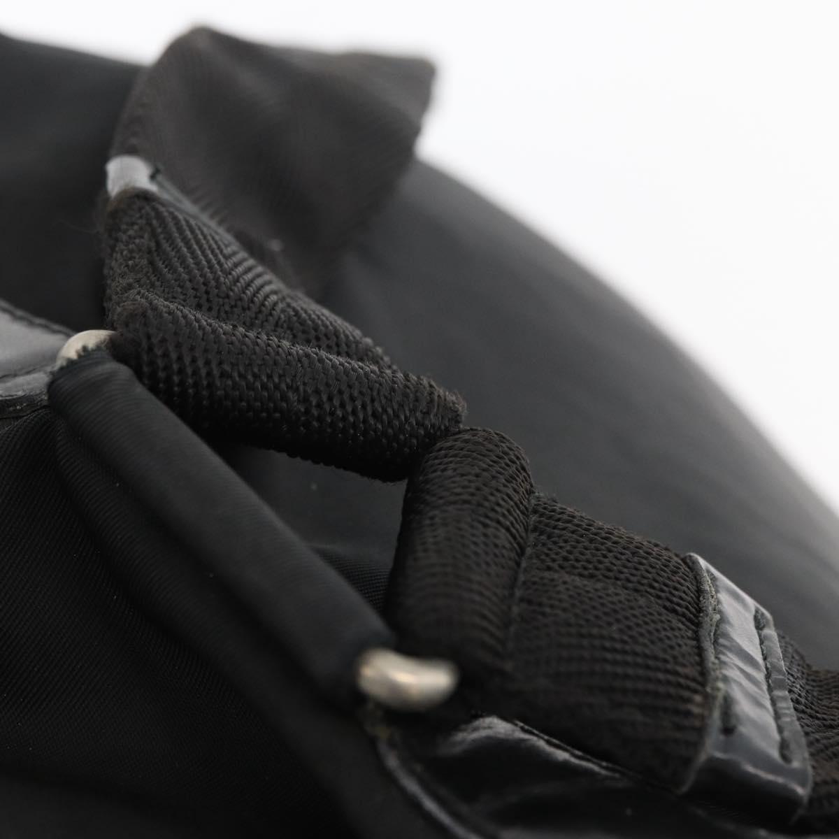 PRADA Backpack Nylon Black Auth 71911