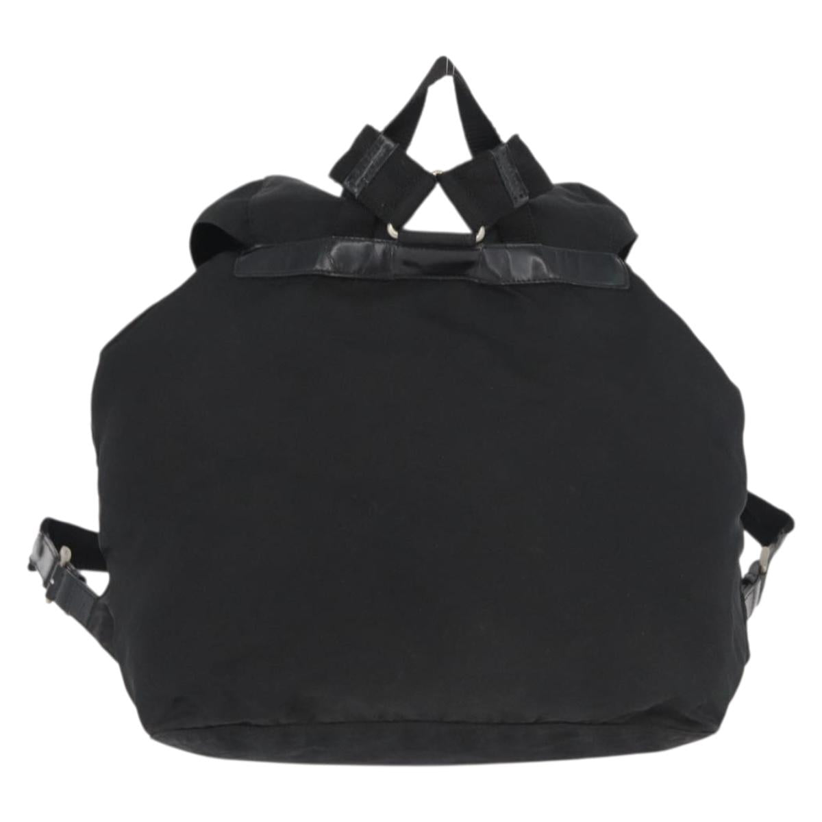 PRADA Backpack Nylon Black Auth 71911