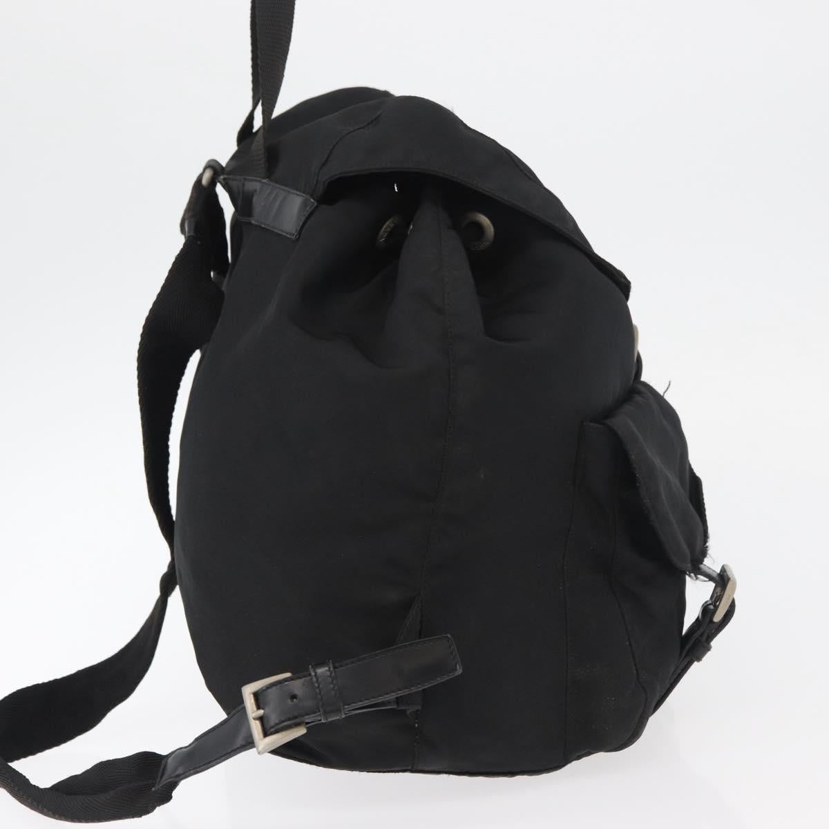PRADA Backpack Nylon Black Auth 71911