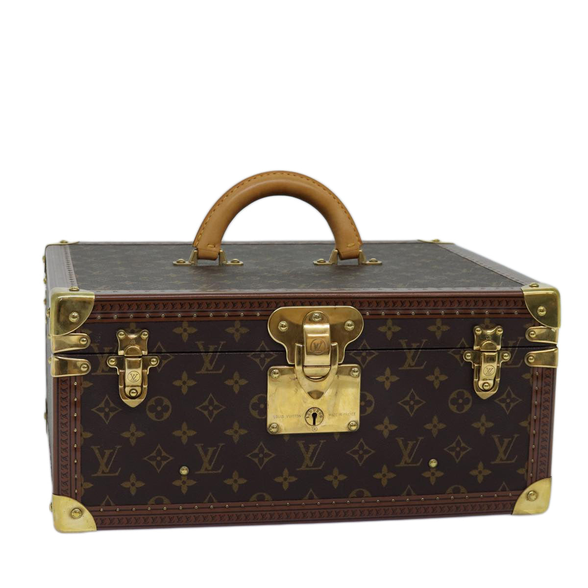 LOUIS VUITTON Monogram Attache Case Trunk SPO LV Auth 72245S
