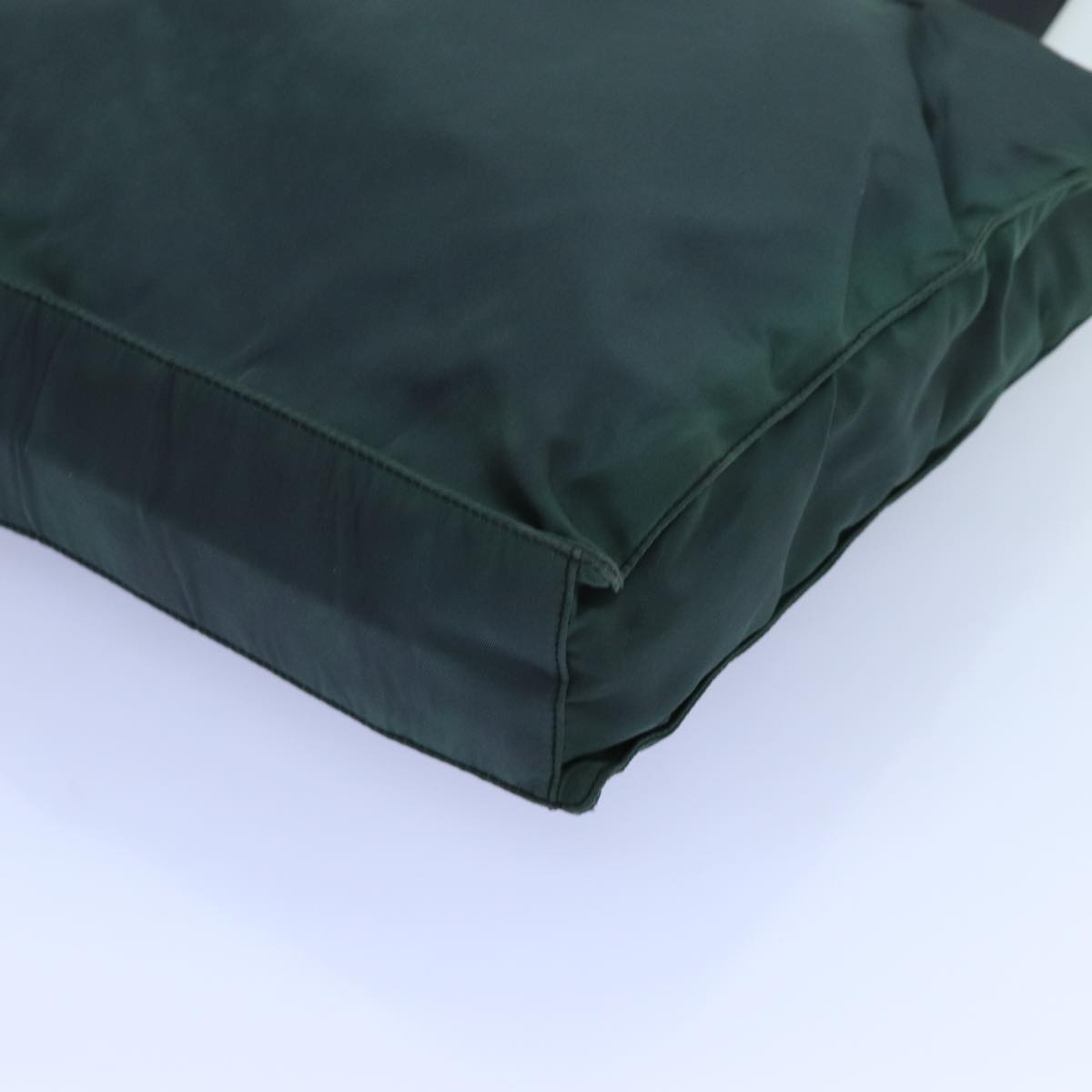 PRADA Tote Bag Nylon Green Auth 72777