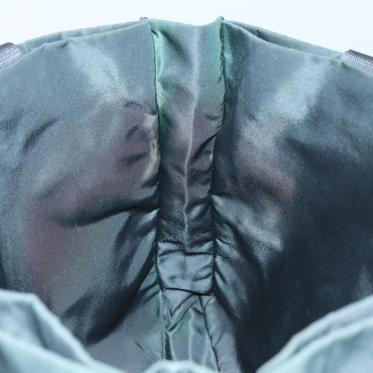 PRADA Tote Bag Nylon Green Auth 72777