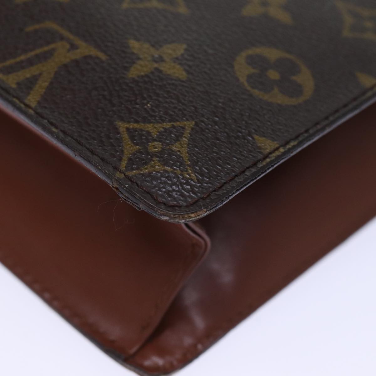 LOUIS VUITTON Monogram Monceau 28 Hand Bag 2way M51185 LV Auth 72798