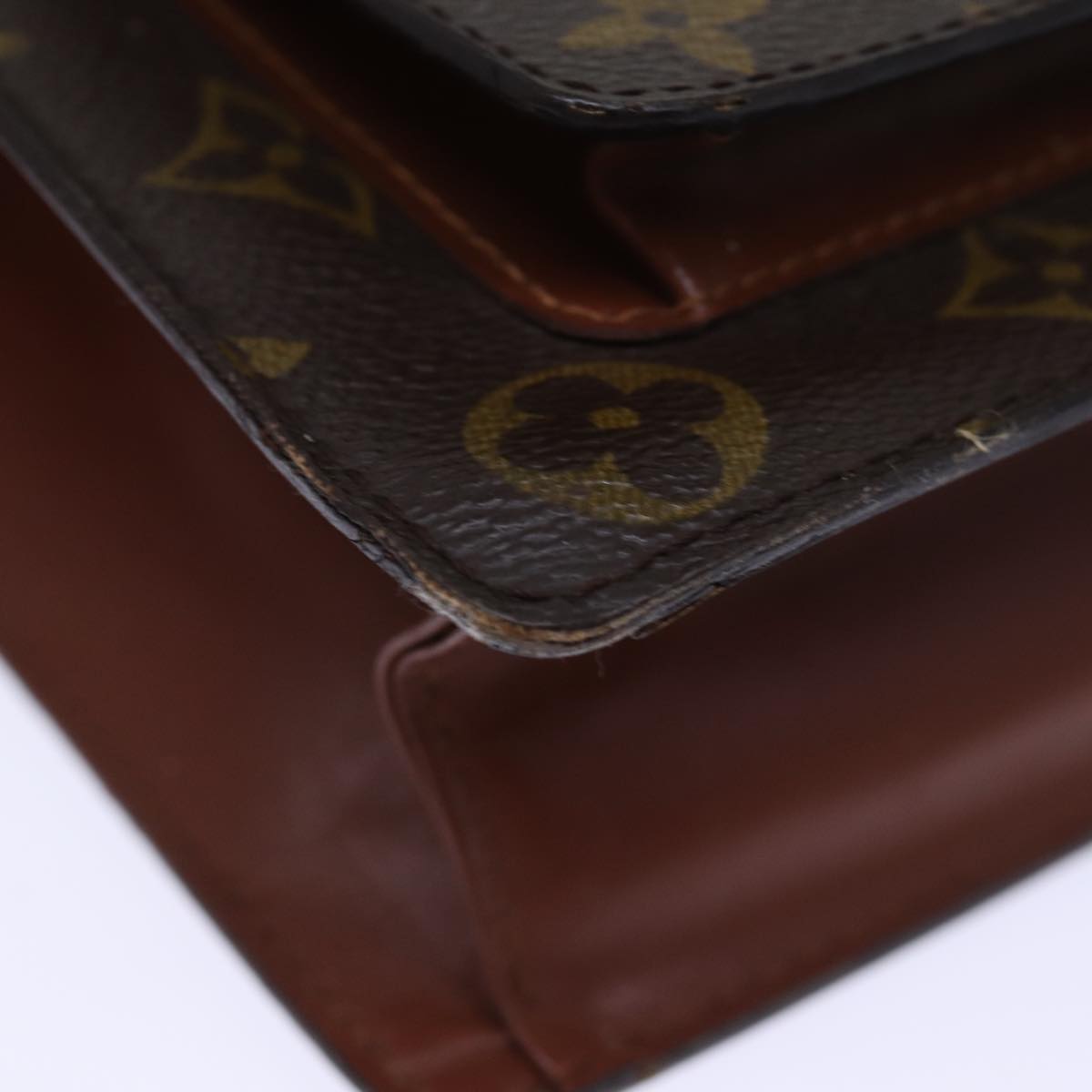 LOUIS VUITTON Monogram Monceau 28 Hand Bag 2way M51185 LV Auth 72798