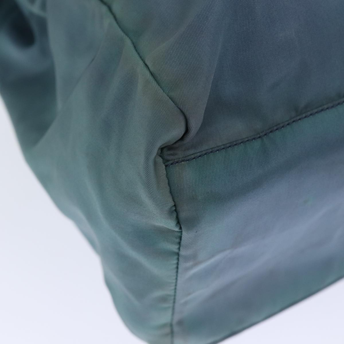 PRADA Hand Bag Nylon Blue Auth 72857