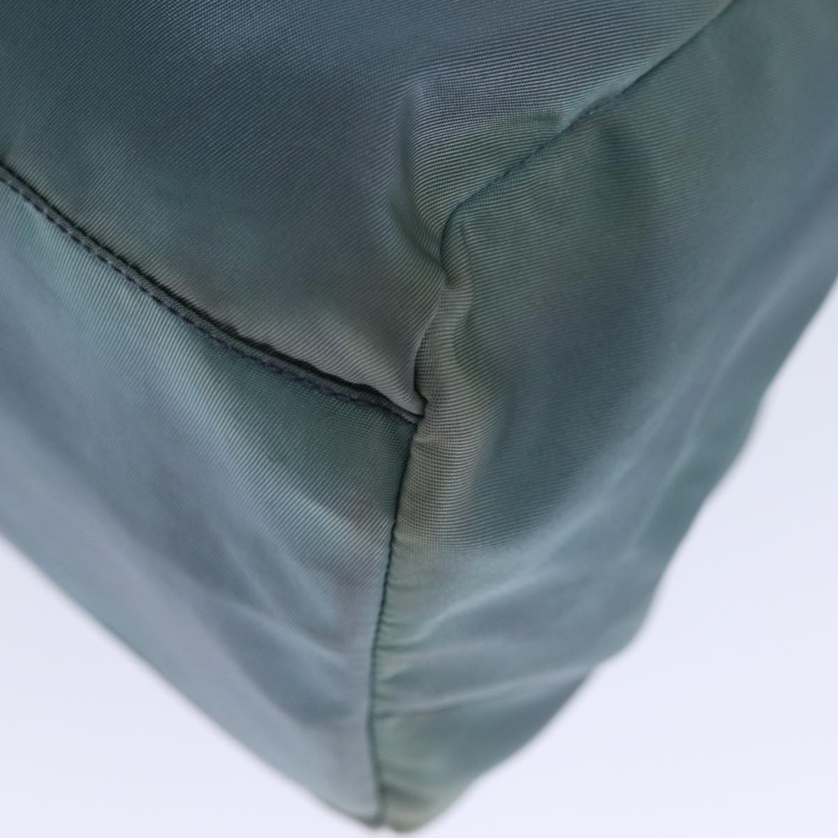 PRADA Hand Bag Nylon Blue Auth 72857