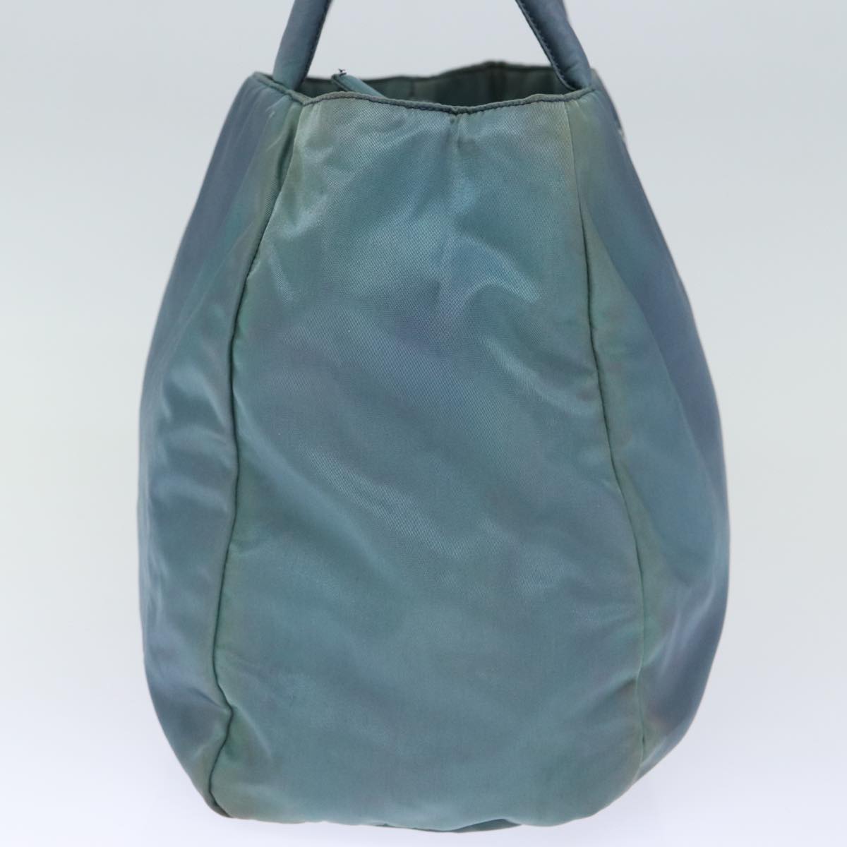 PRADA Hand Bag Nylon Blue Auth 72857