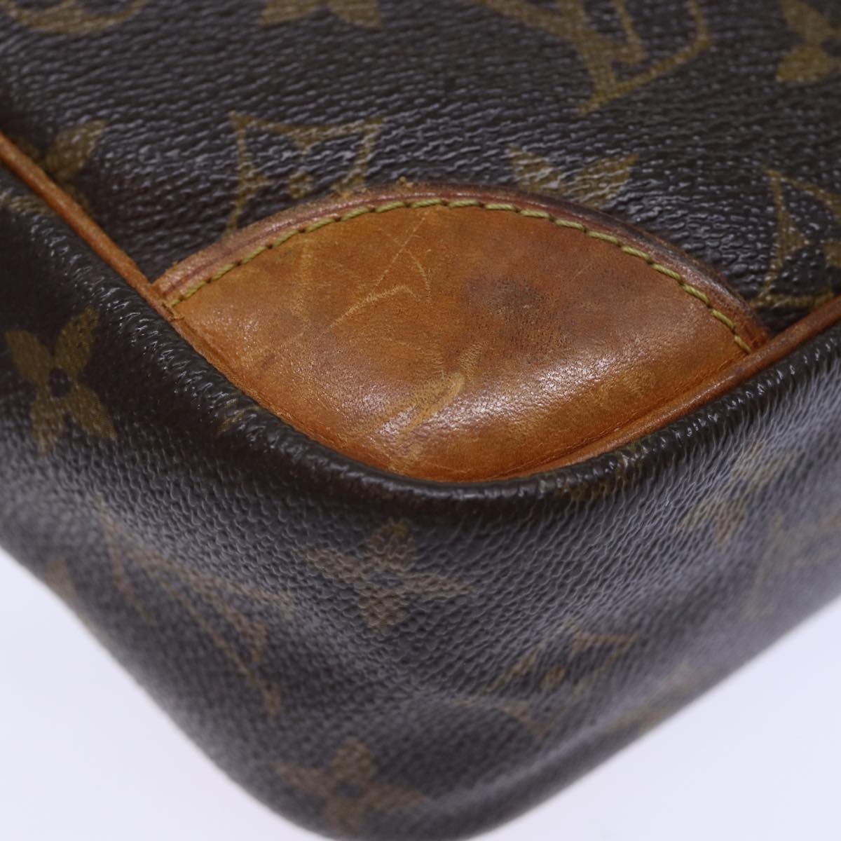 LOUIS VUITTON Monogram Compiegne 28 Clutch Bag M51845 LV Auth 72900