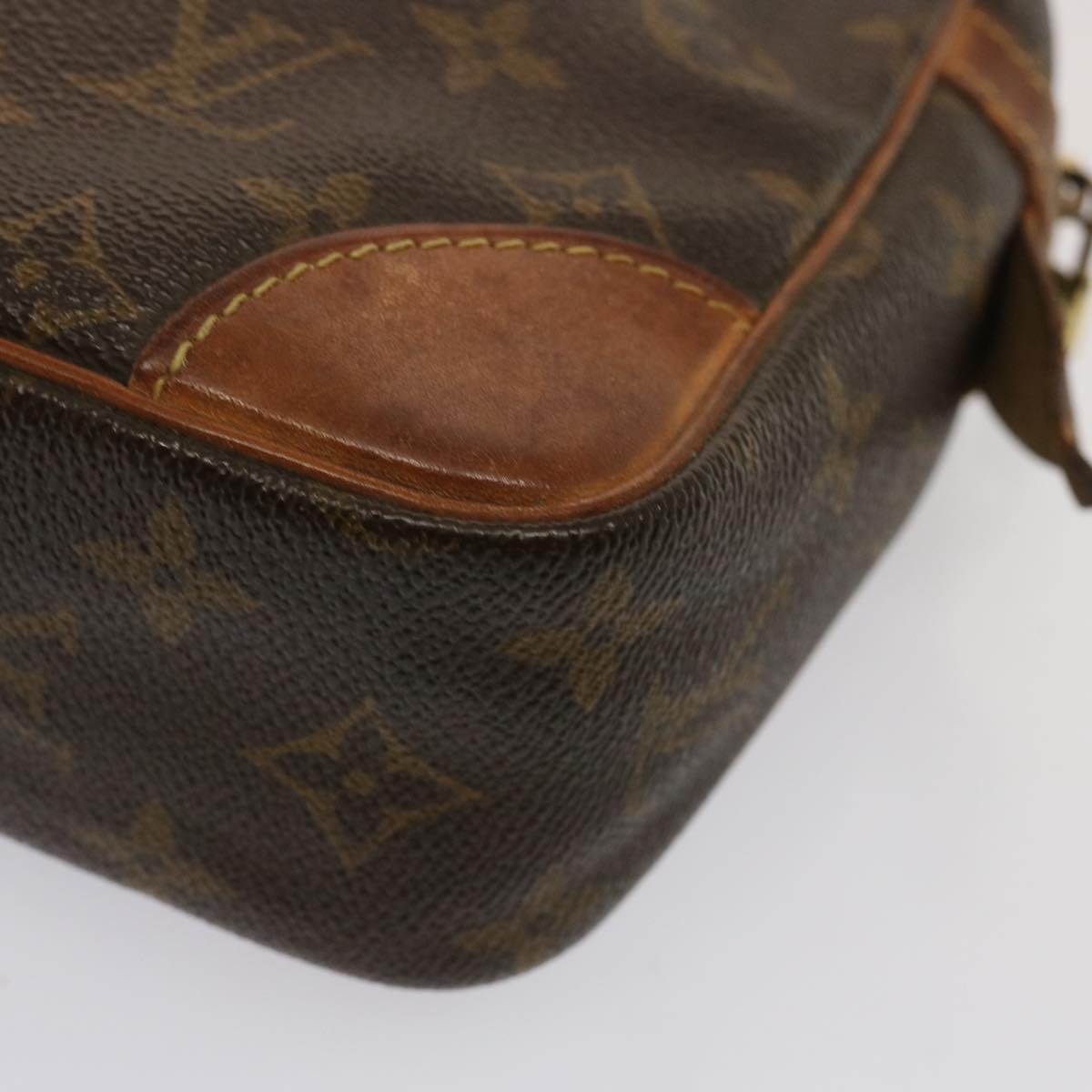 LOUIS VUITTON Monogram Compiegne 28 Clutch Bag M51845 LV Auth 73002