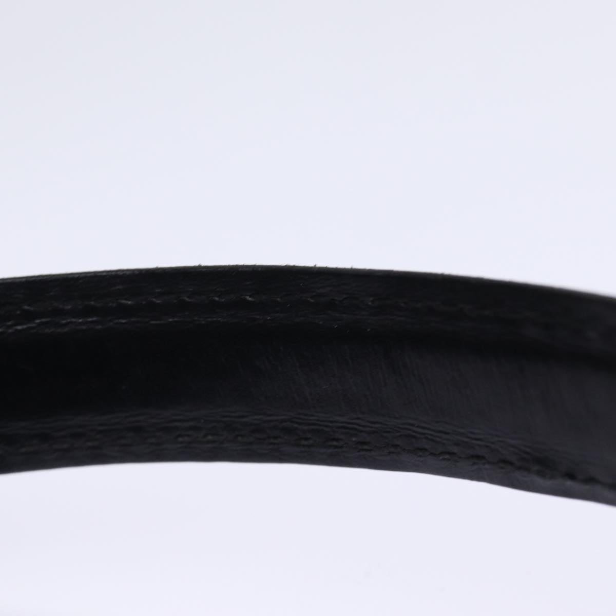 CELINE Hand Bag Leather 2way Black Auth 73008V