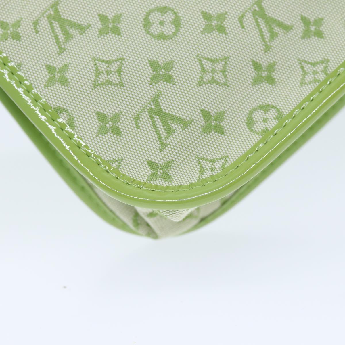 LOUIS VUITTON Monogram Mini Trousse Marie Kate Pouch Green M92935 Auth 73086SAV