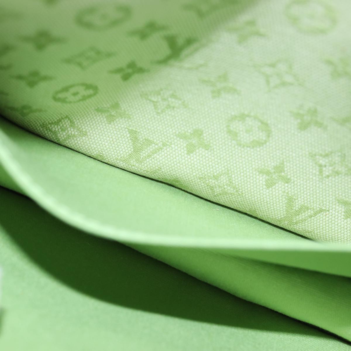 LOUIS VUITTON Monogram Mini Trousse Marie Kate Pouch Green M92935 Auth 73086SAV