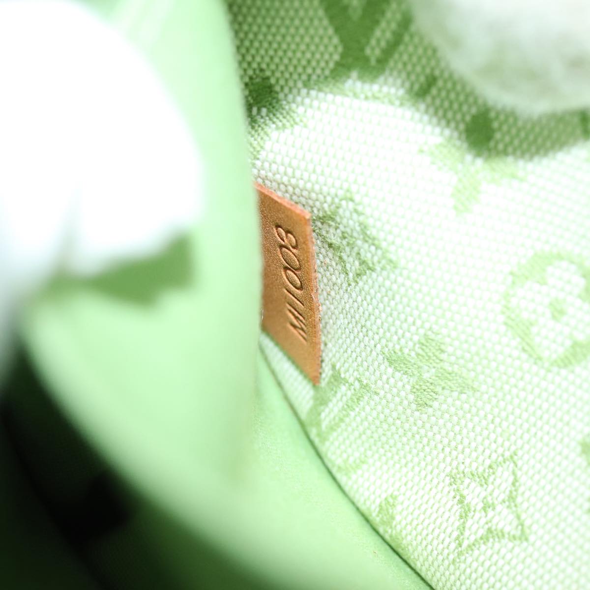 LOUIS VUITTON Monogram Mini Trousse Marie Kate Pouch Green M92935 Auth 73086SAV