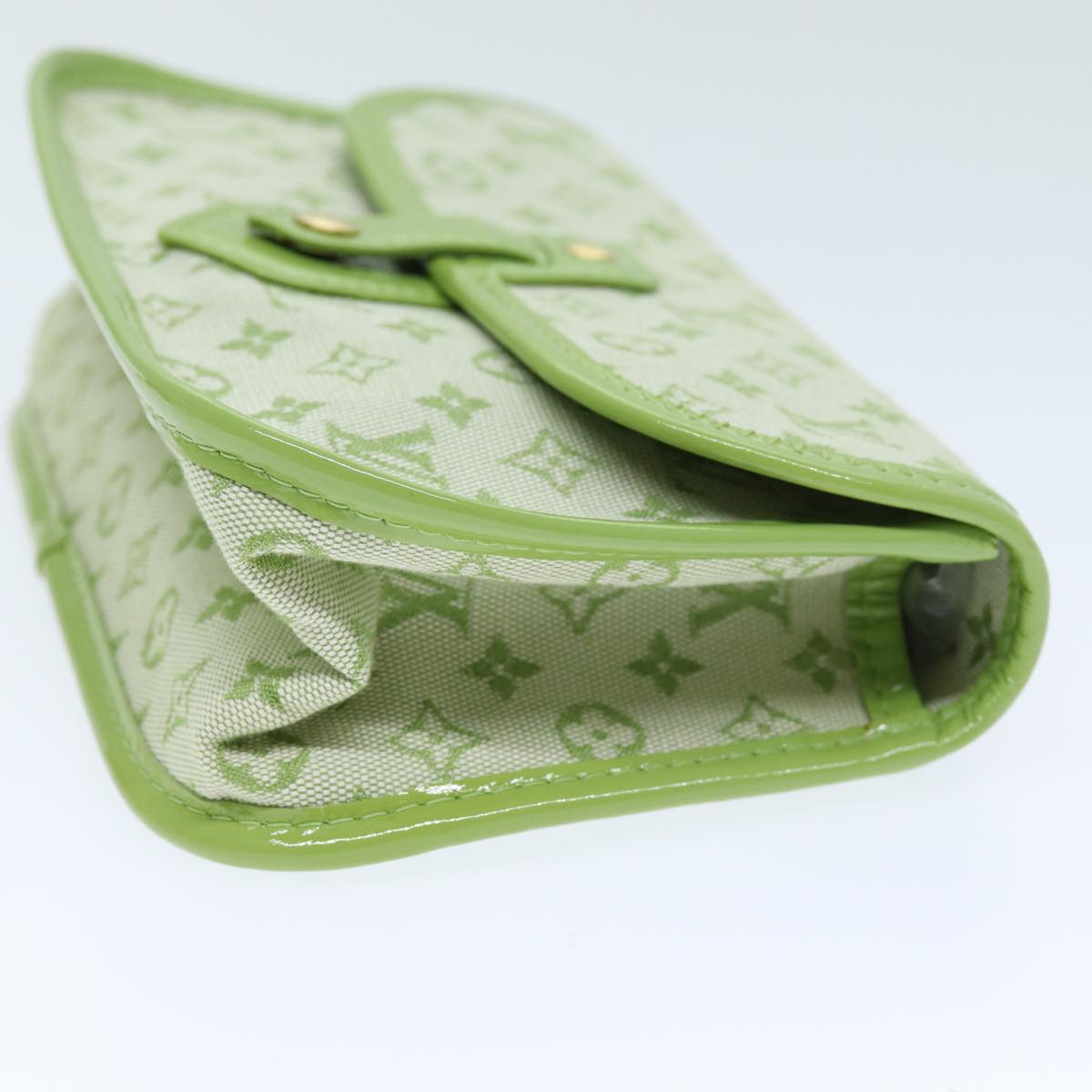 LOUIS VUITTON Monogram Mini Trousse Marie Kate Pouch Green M92935 Auth 73086SAV