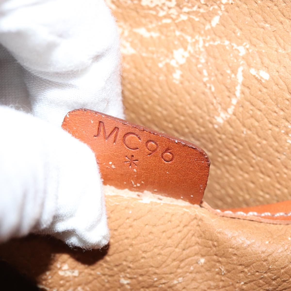 CELINE Macadam Canvas Backpack PVC Brown Auth 73130