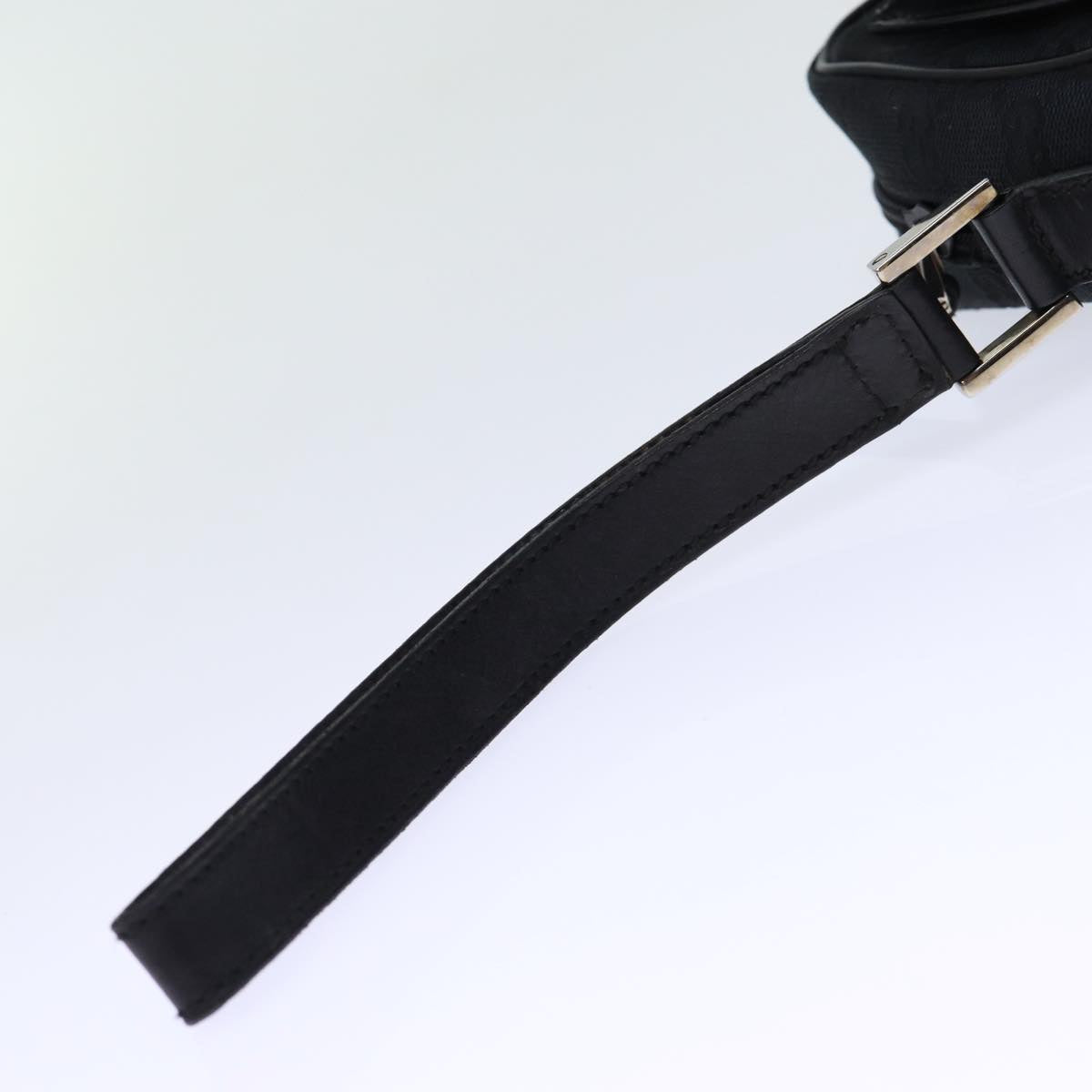 GUCCI GG Canvas Clutch Bag Black 018 1616 Auth 73233