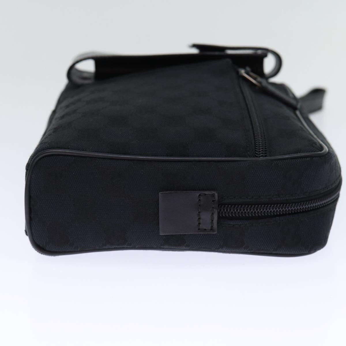 GUCCI GG Canvas Clutch Bag Black 018 1616 Auth 73233