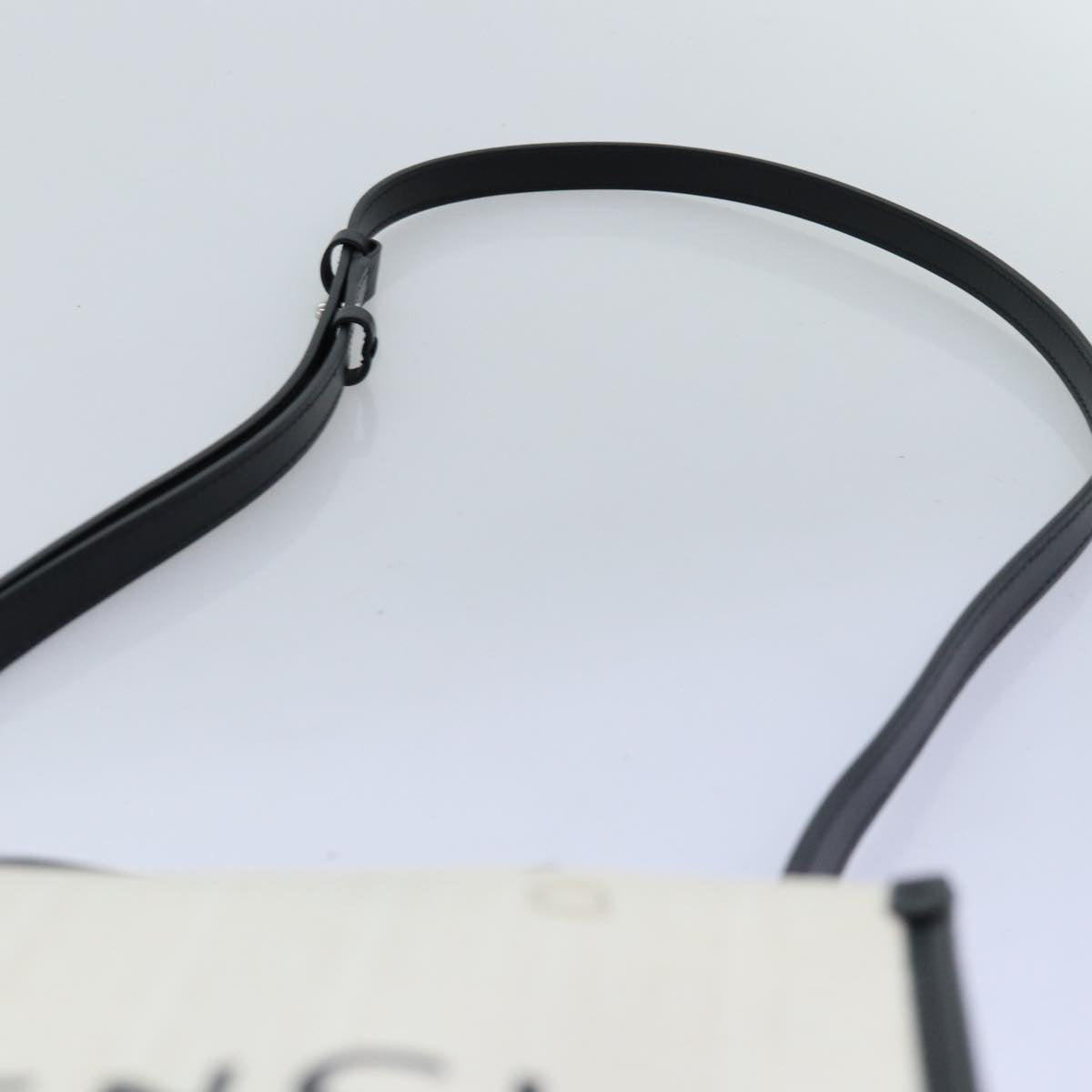 GIVENCHY Hand Bag Canvas 2way White Auth 73396V