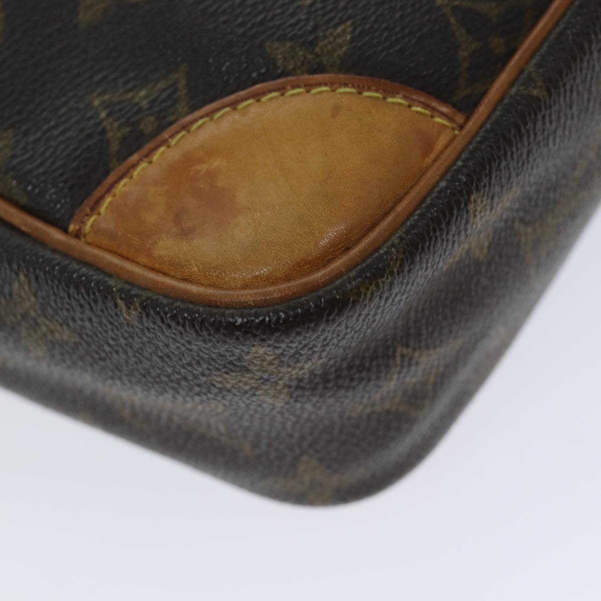 LOUIS VUITTON Monogram Compiegne 28 Clutch Bag M51845 LV Auth 73420