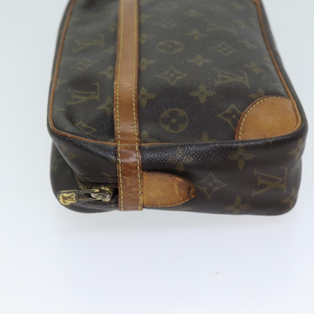 LOUIS VUITTON Monogram Compiegne 28 Clutch Bag M51845 LV Auth 73420