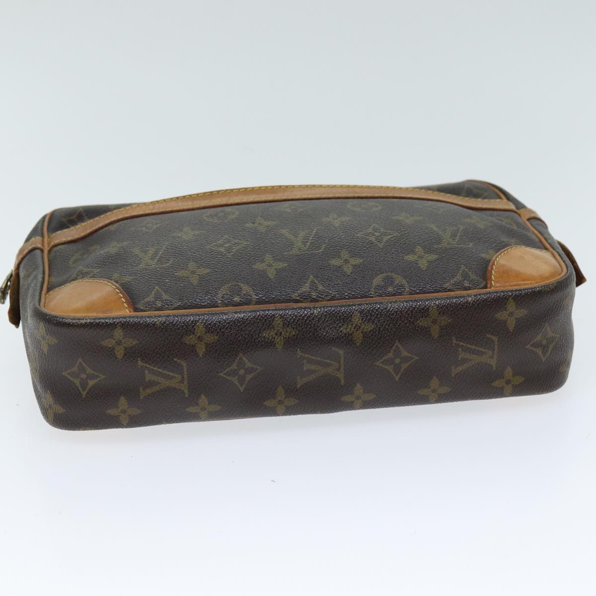 LOUIS VUITTON Monogram Compiegne 28 Clutch Bag M51845 LV Auth 73420