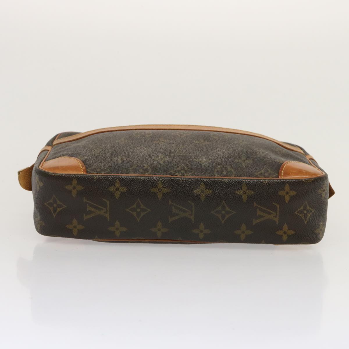 LOUIS VUITTON Monogram Compiegne 28 Clutch Bag M51845 LV Auth 73470