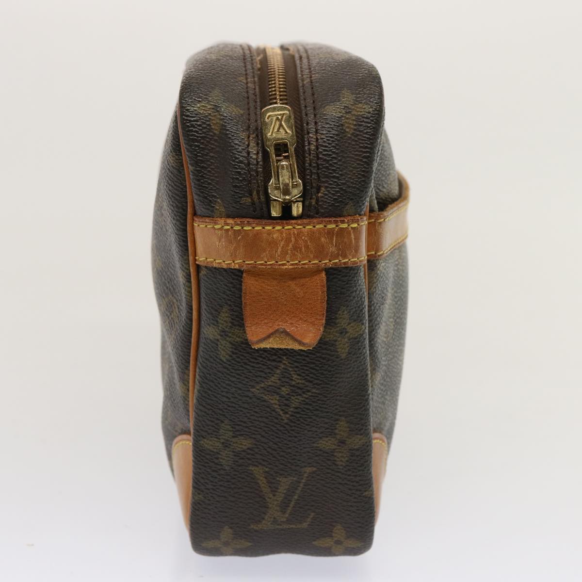 LOUIS VUITTON Monogram Compiegne 28 Clutch Bag M51845 LV Auth 73470