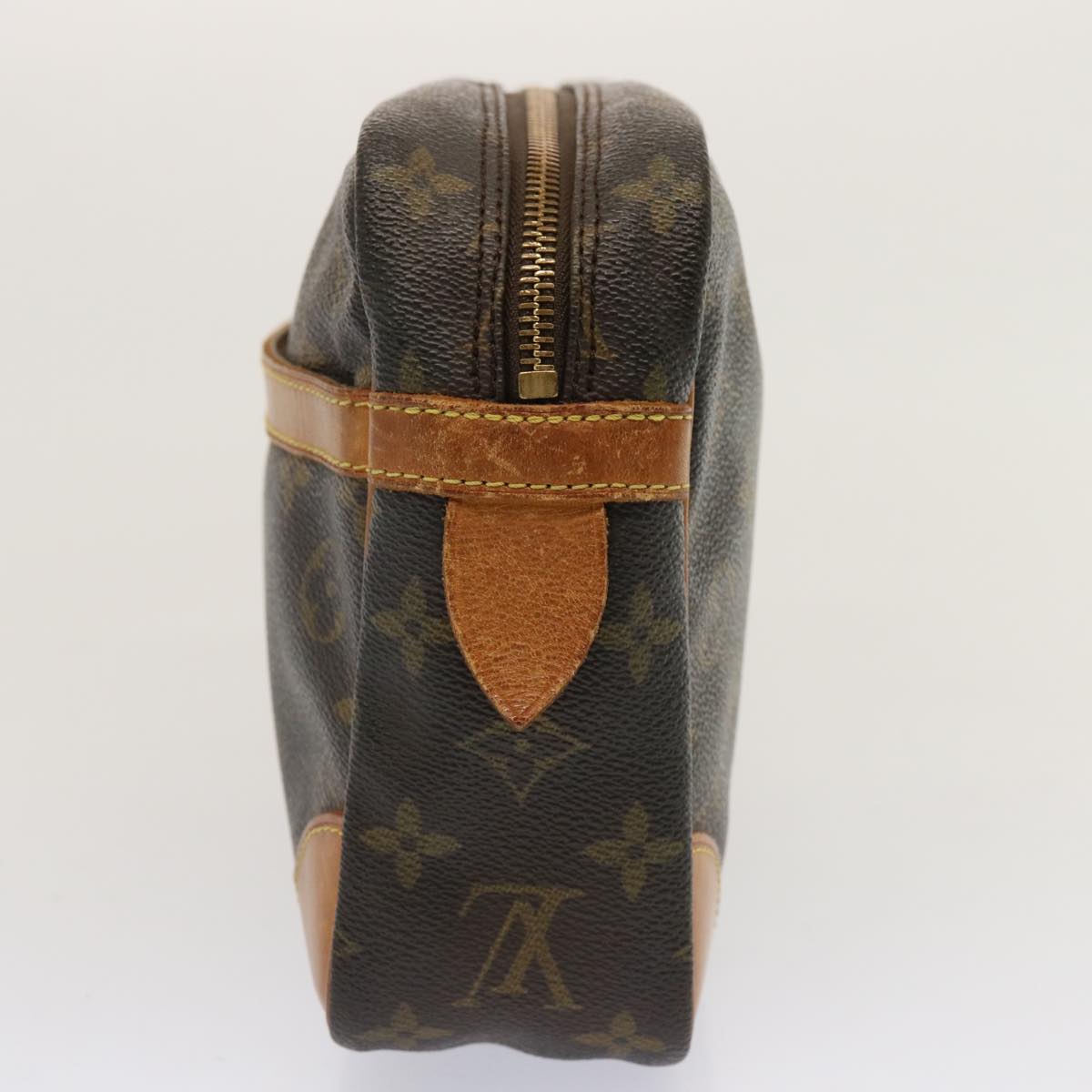 LOUIS VUITTON Monogram Compiegne 28 Clutch Bag M51845 LV Auth 73470