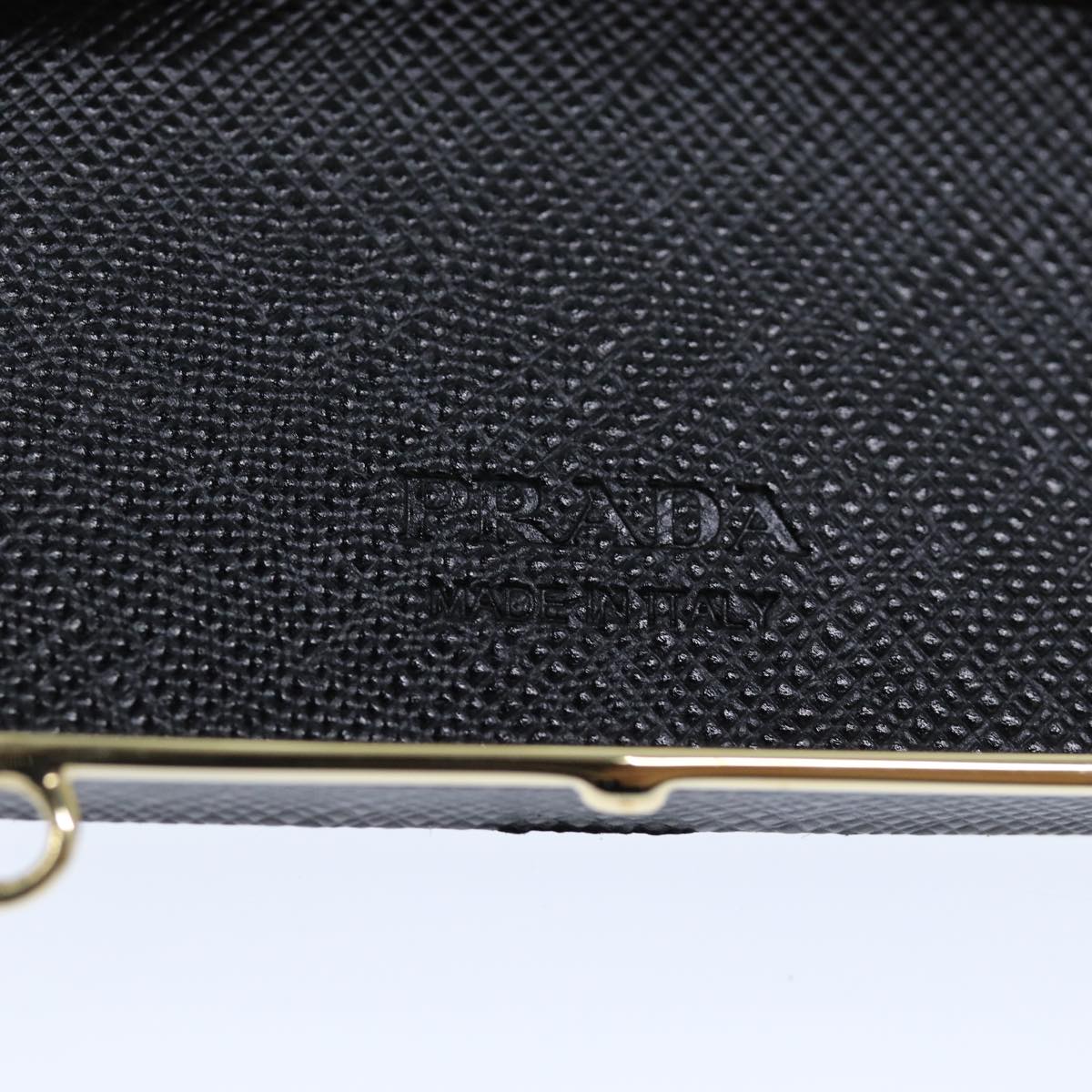 PRADA Shoulder Pouch Nylon Black Auth 73746A