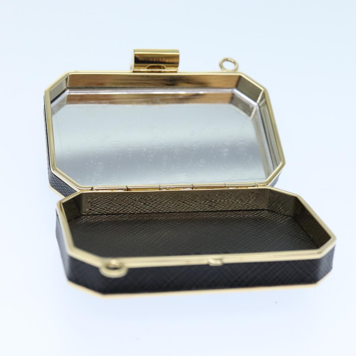 PRADA Shoulder Pouch Nylon Black Auth 73746A