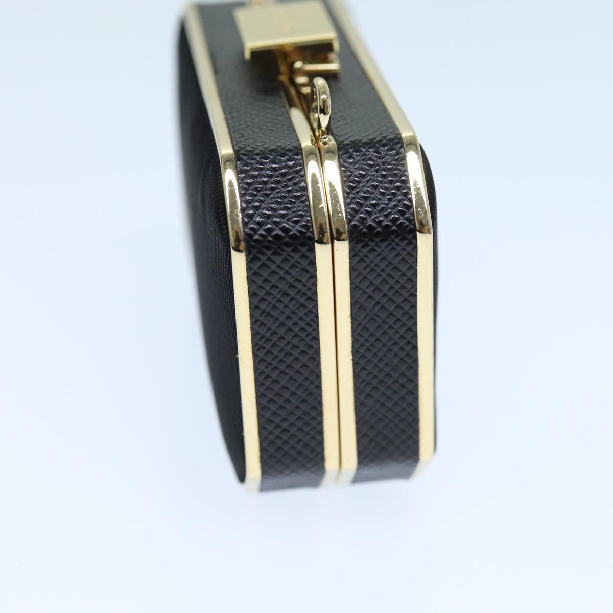 PRADA Shoulder Pouch Nylon Black Auth 73746A