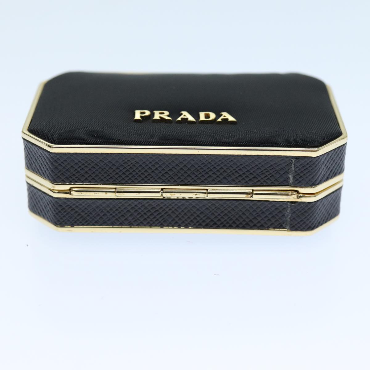 PRADA Shoulder Pouch Nylon Black Auth 73746A