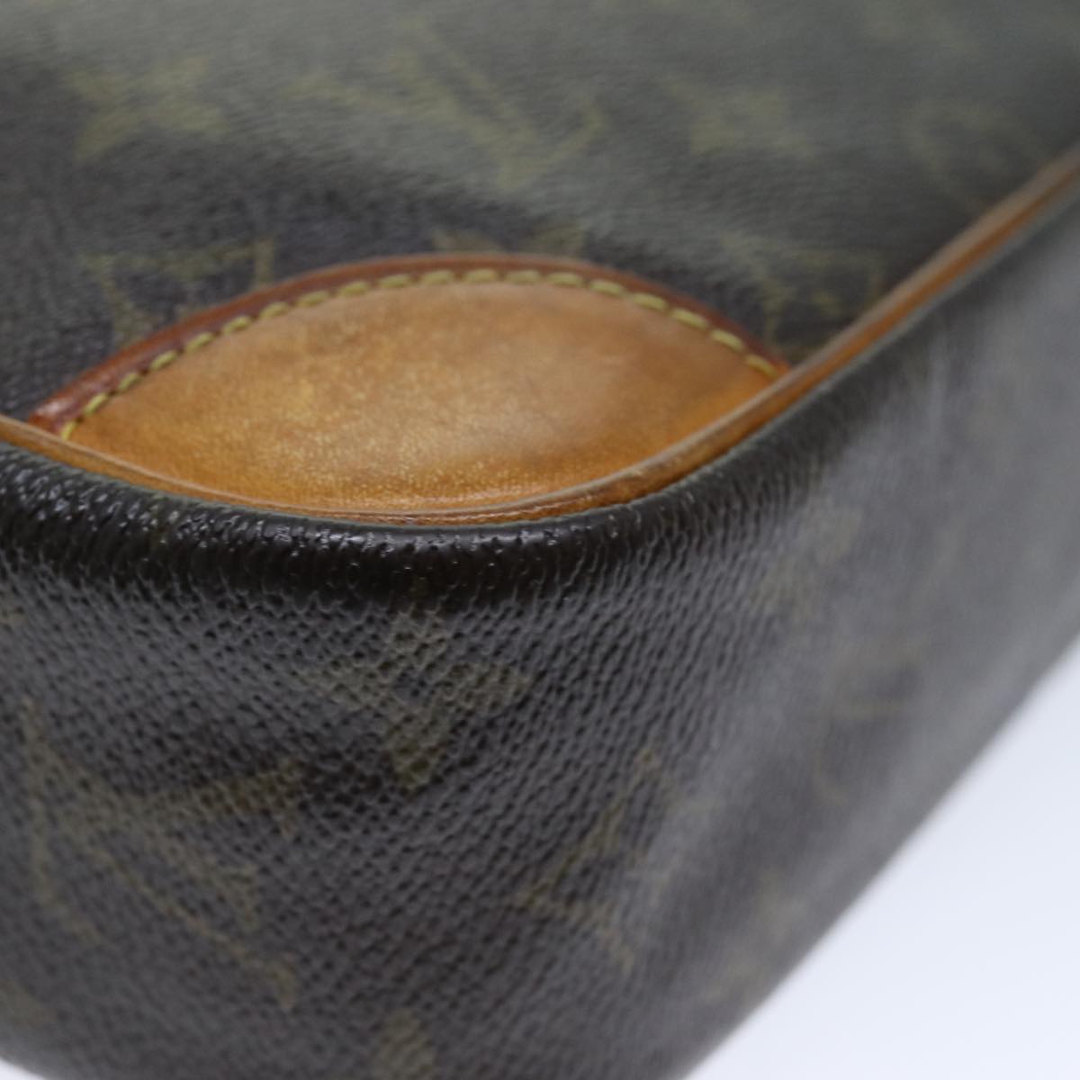 LOUIS VUITTON Monogram Compiegne 28 Clutch Bag M51845 LV Auth 73759