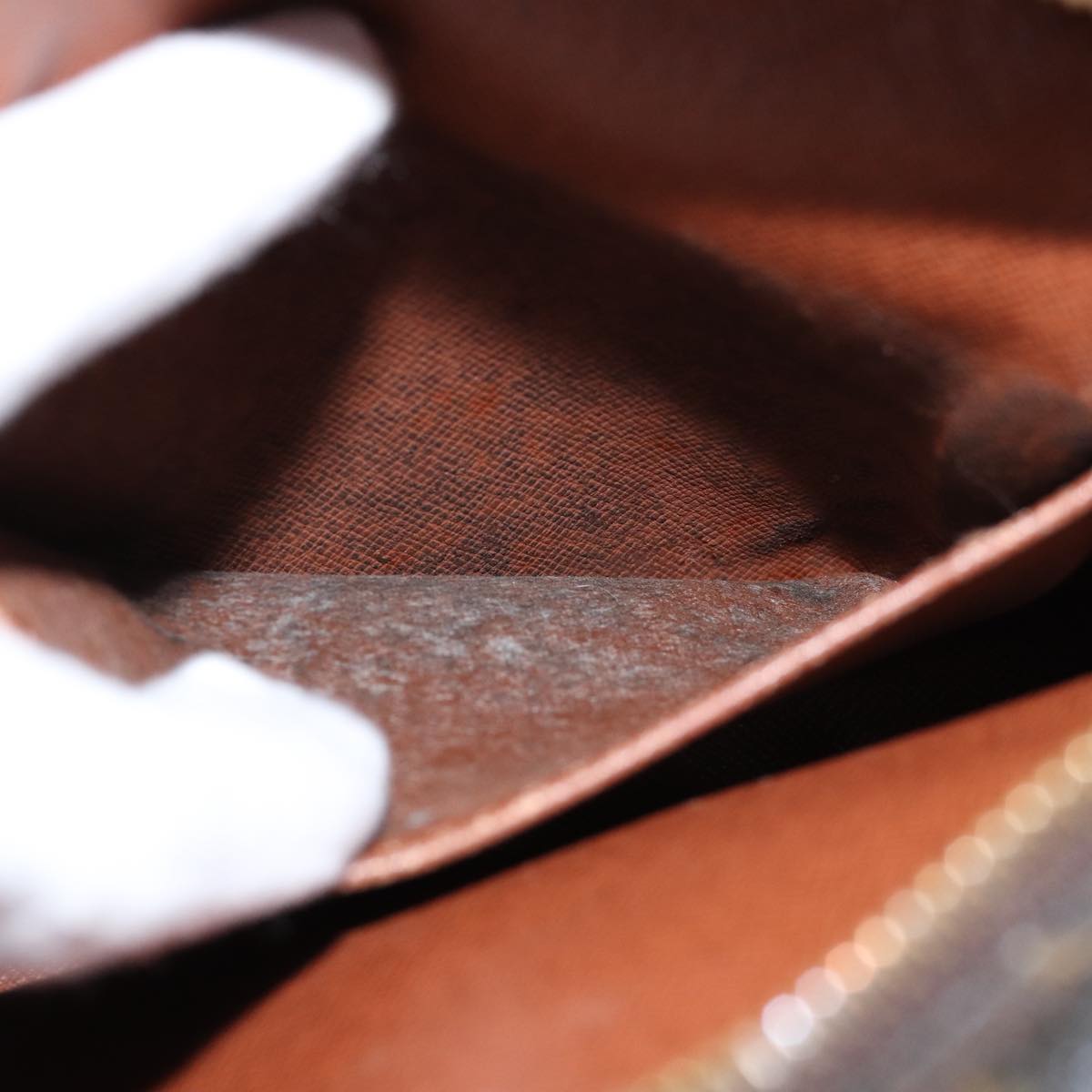 LOUIS VUITTON Monogram Compiegne 28 Clutch Bag M51845 LV Auth 73760