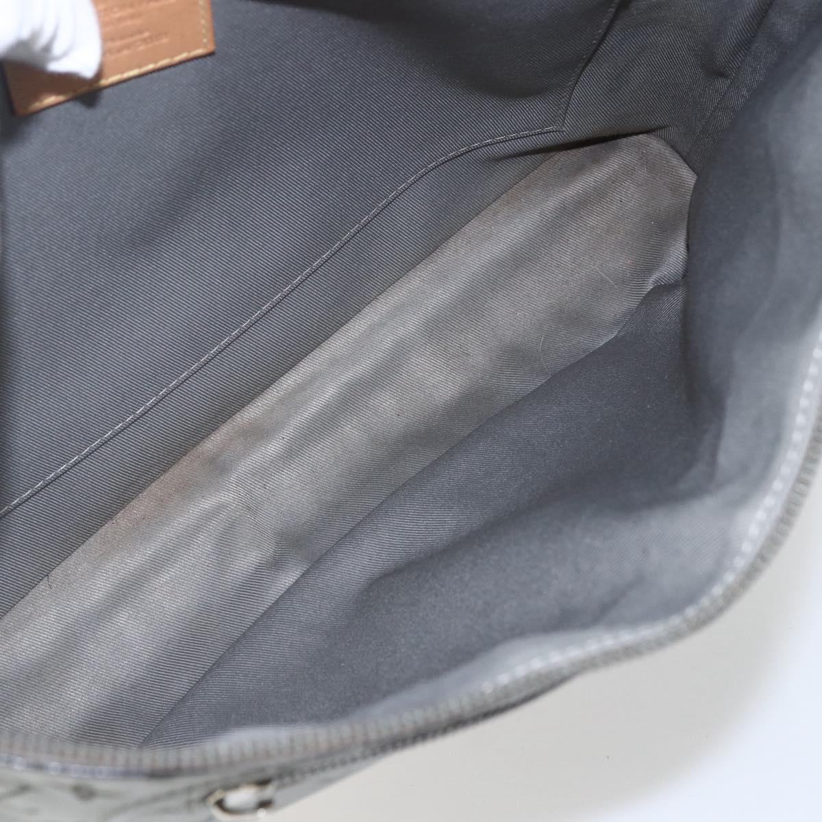 LOUIS VUITTON Monogram Titanium Pochette Cosmos Bag Gray M63240 LV Auth 73801