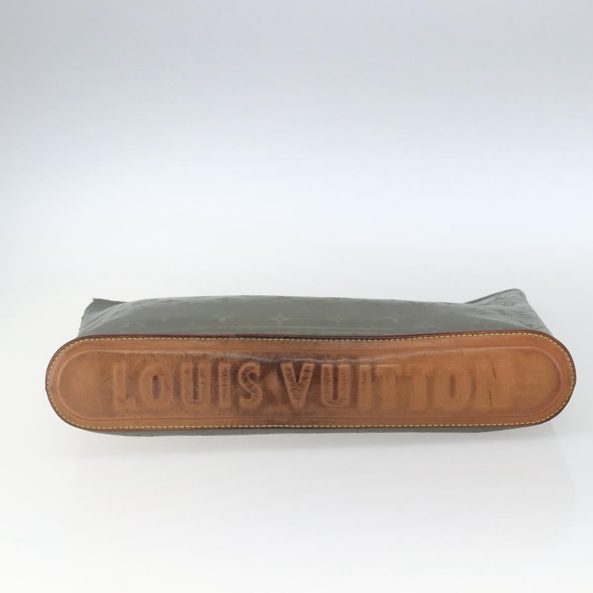 LOUIS VUITTON Monogram Titanium Pochette Cosmos Bag Gray M63240 LV Auth 73801