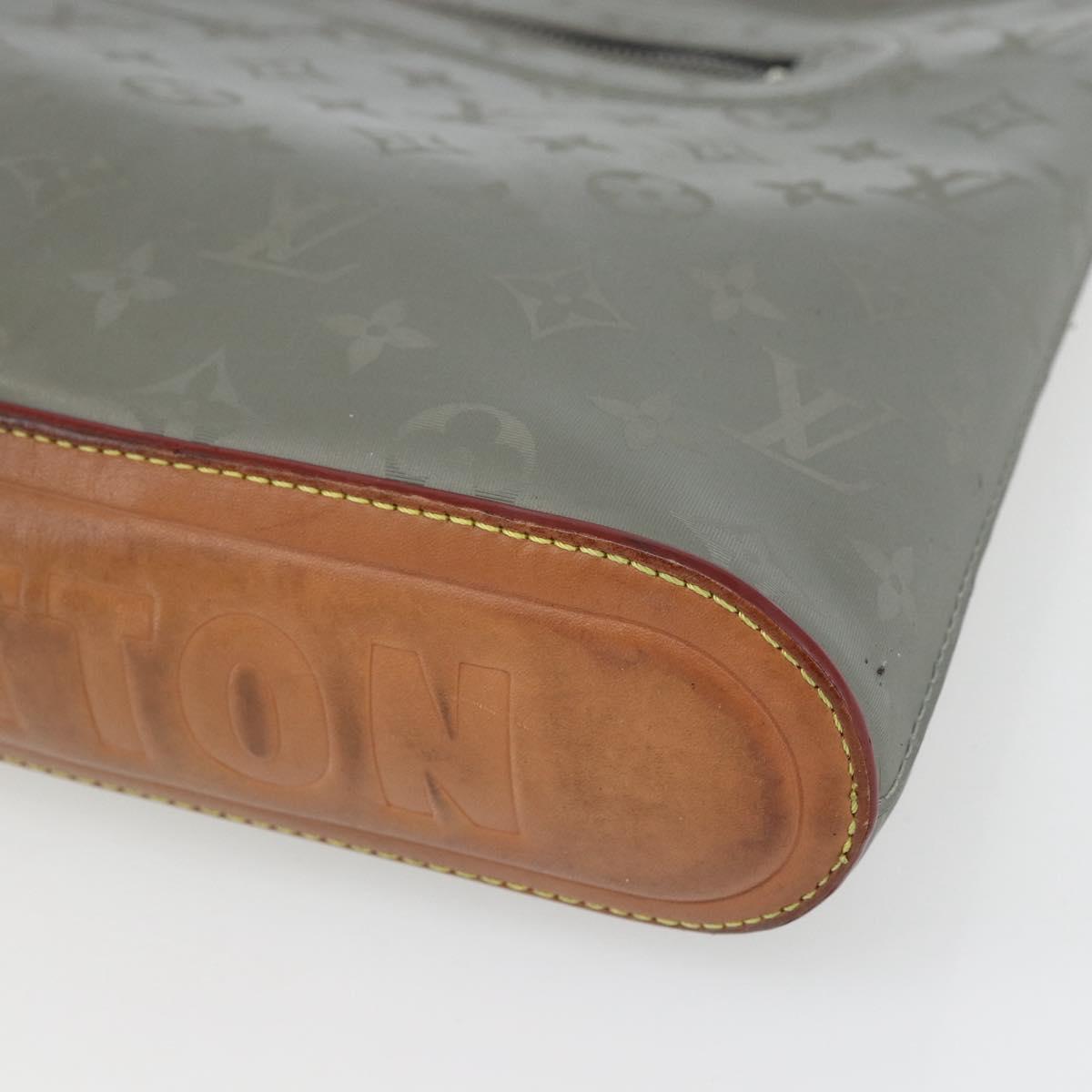 LOUIS VUITTON Monogram Titanium Pochette Cosmos Bag Gray M63240 LV Auth 73801
