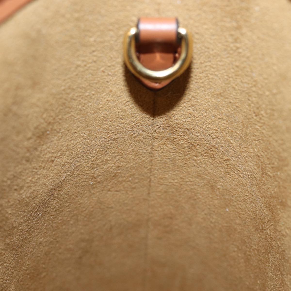 LOUIS VUITTON LV Garden Nano Bucket Shoulder Bag Beige M81724 LV Auth 73910SM