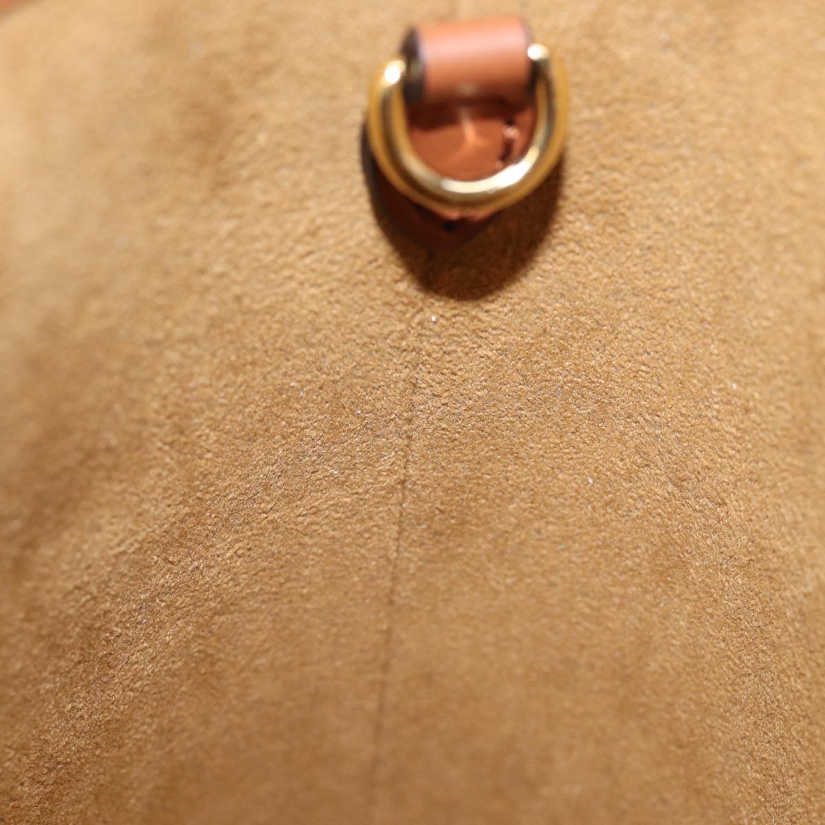 LOUIS VUITTON LV Garden Nano Bucket Shoulder Bag Beige M81724 LV Auth 73910SM