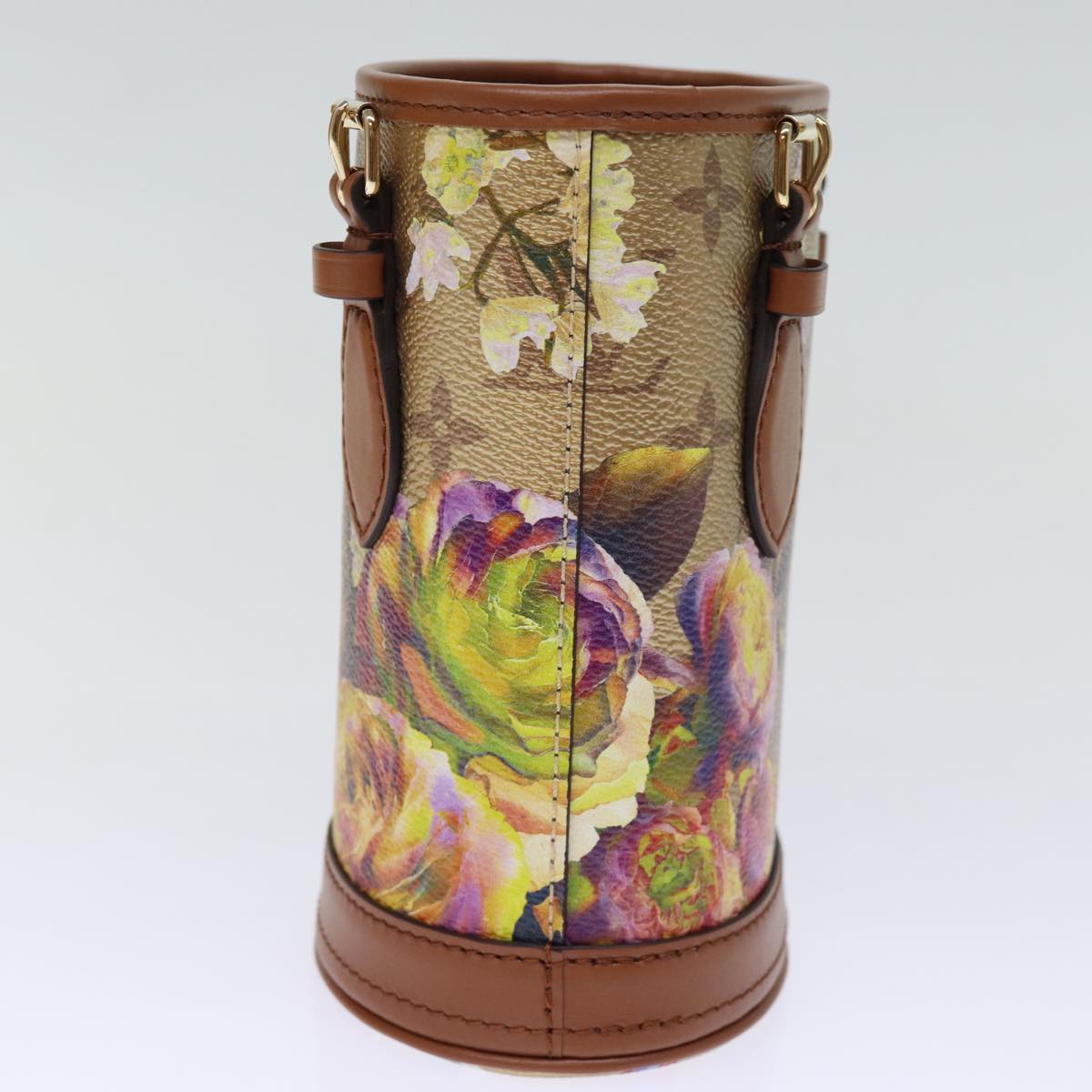 LOUIS VUITTON LV Garden Nano Bucket Shoulder Bag Beige M81724 LV Auth 73910SM