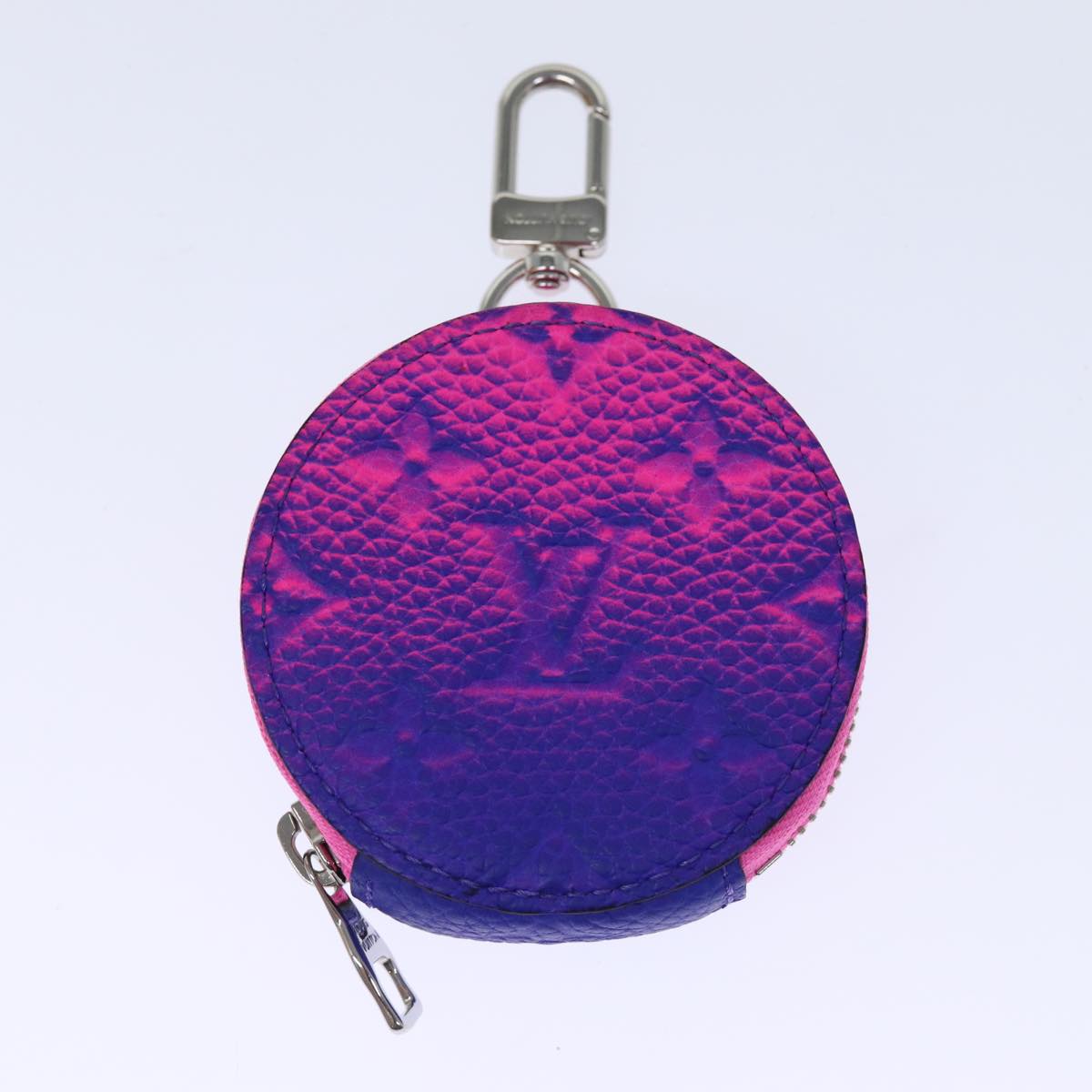 LOUIS VUITTON Monogram Illusion Trio Pouch NM Pouch Green Pink LV Auth 73911SM