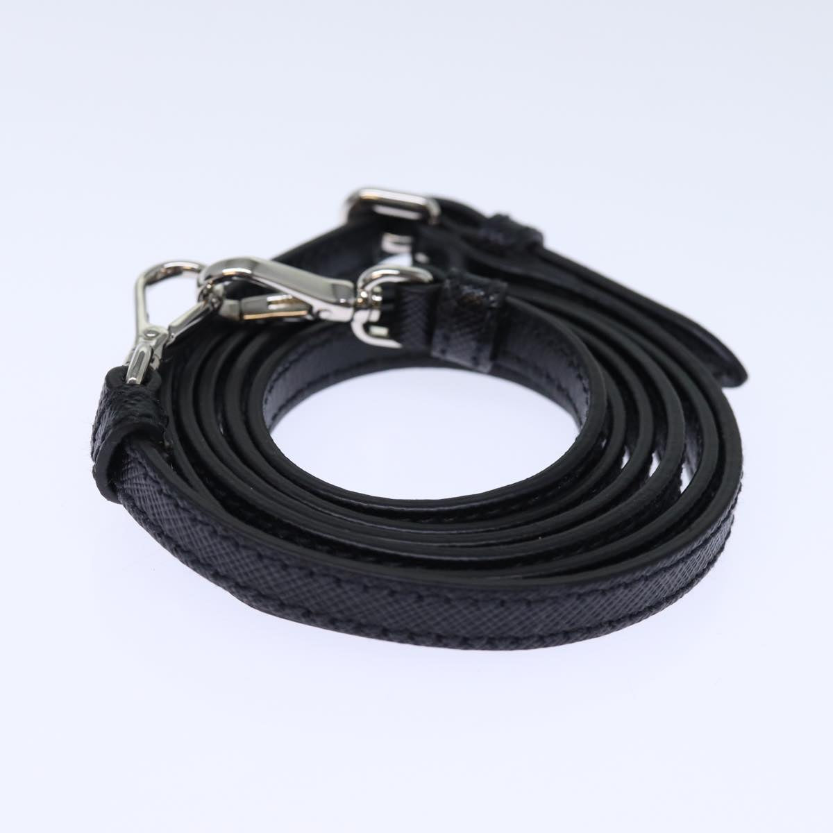 PRADA Chain Shoulder Bag Nylon 2way Black Auth 73993SAM