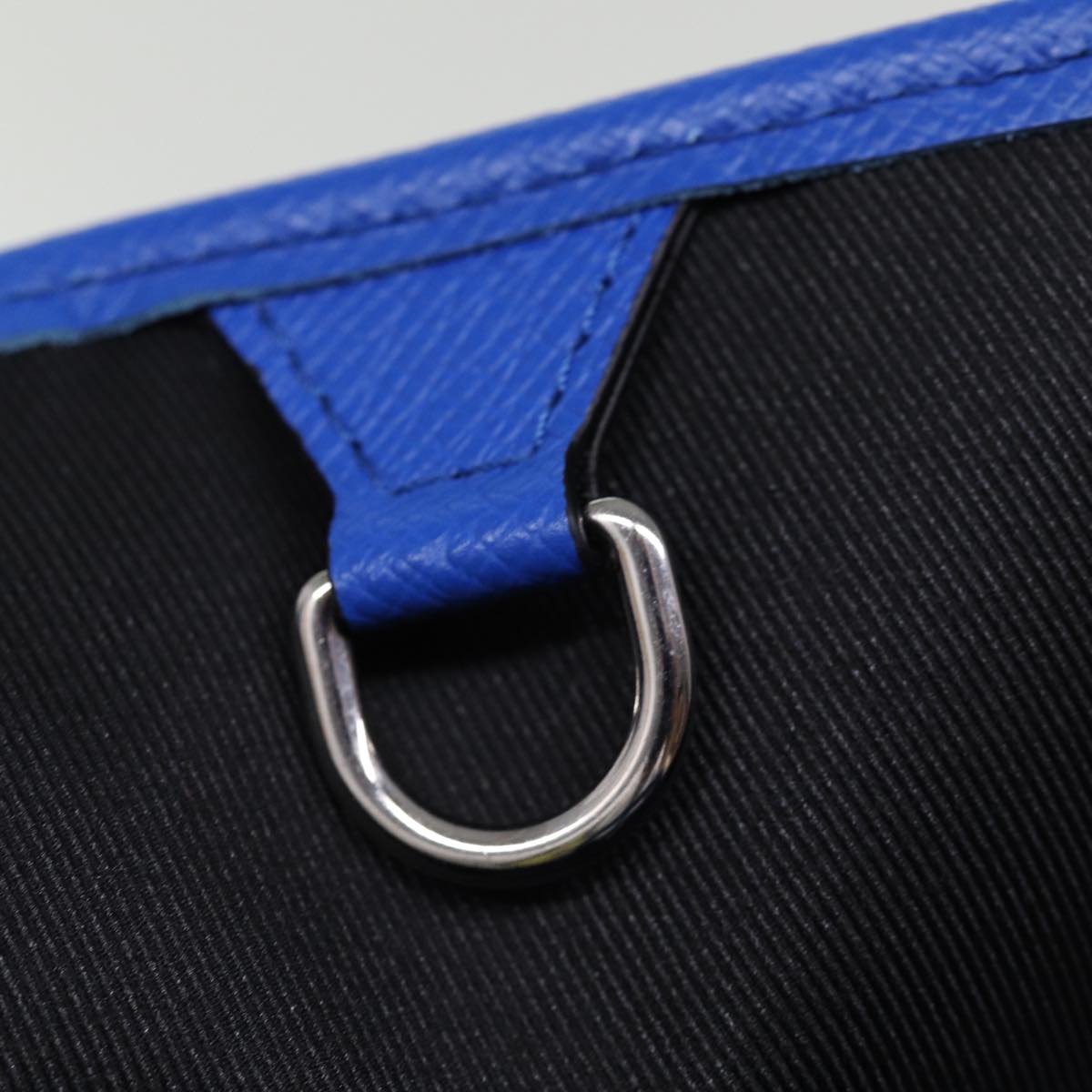 LOUIS VUITTON Taigalama Weekend Tote NM Tote Bag 2way Blue M31010 LV Auth 74022SM