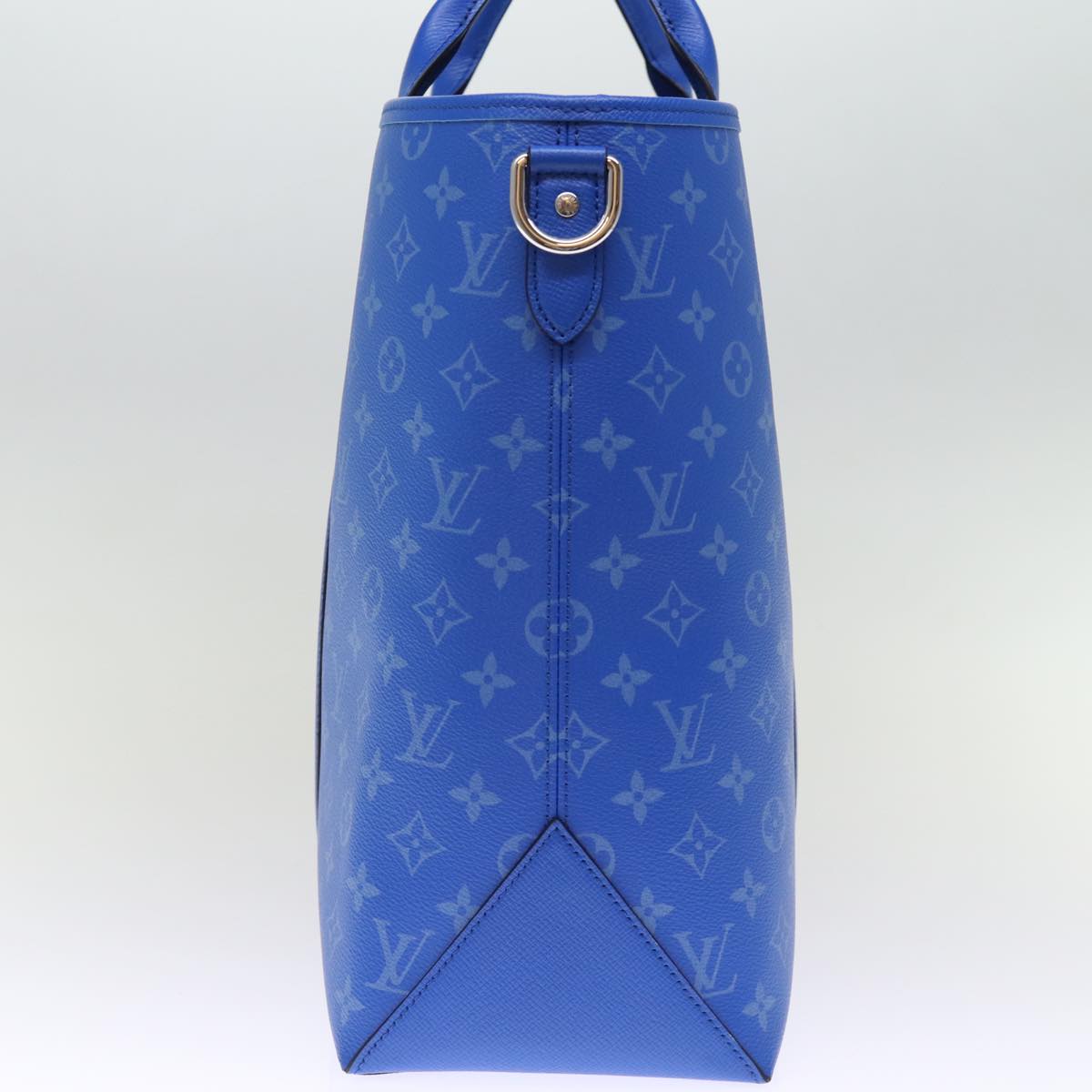 LOUIS VUITTON Taigalama Weekend Tote NM Tote Bag 2way Blue M31010 LV Auth 74022SM
